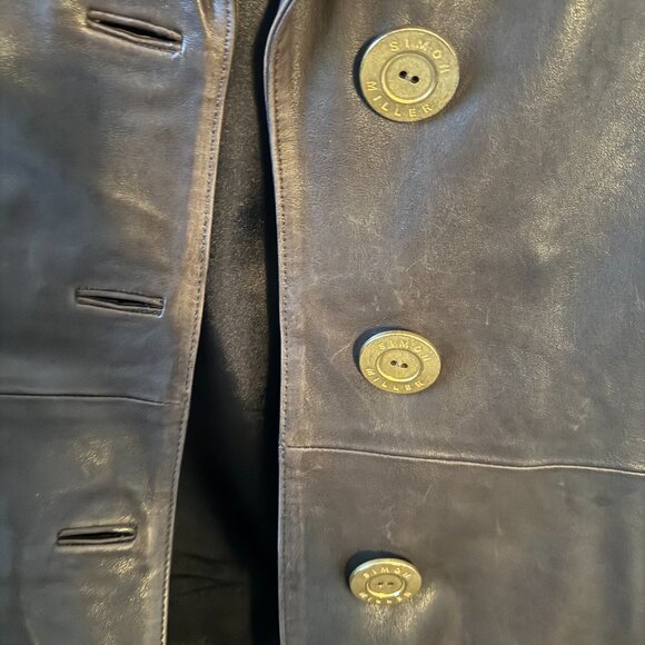 Simon Miller Leather Jacket, Size Small - Picture 4 of 4
